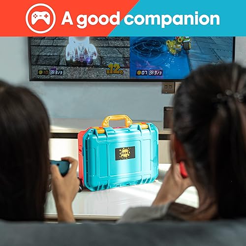 Miniatura 5 de DEVASO Carrying Case for Nintendo Switch Travel Case ,Professional Deluxe Waterproof Case Soft Lining Hard Case for Nintendo Switch OLED Model