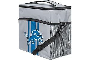 Detroit Lions Foco NFL Team Logo Soft-Sided Insulated 24-Pack Can Cooler Bag