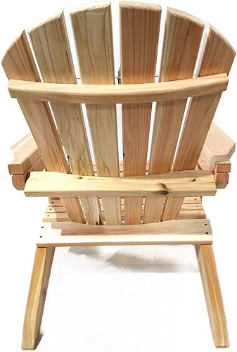 Miniatura 3 de Silla Adirondack tradicional de cedro natural de 2 pies, diseño Amish
