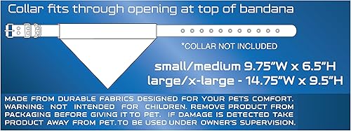 Miniatura 8 de Pets First Accesorios universitarios para mascotas, bandana reversible, Clemson Tigers, LXL