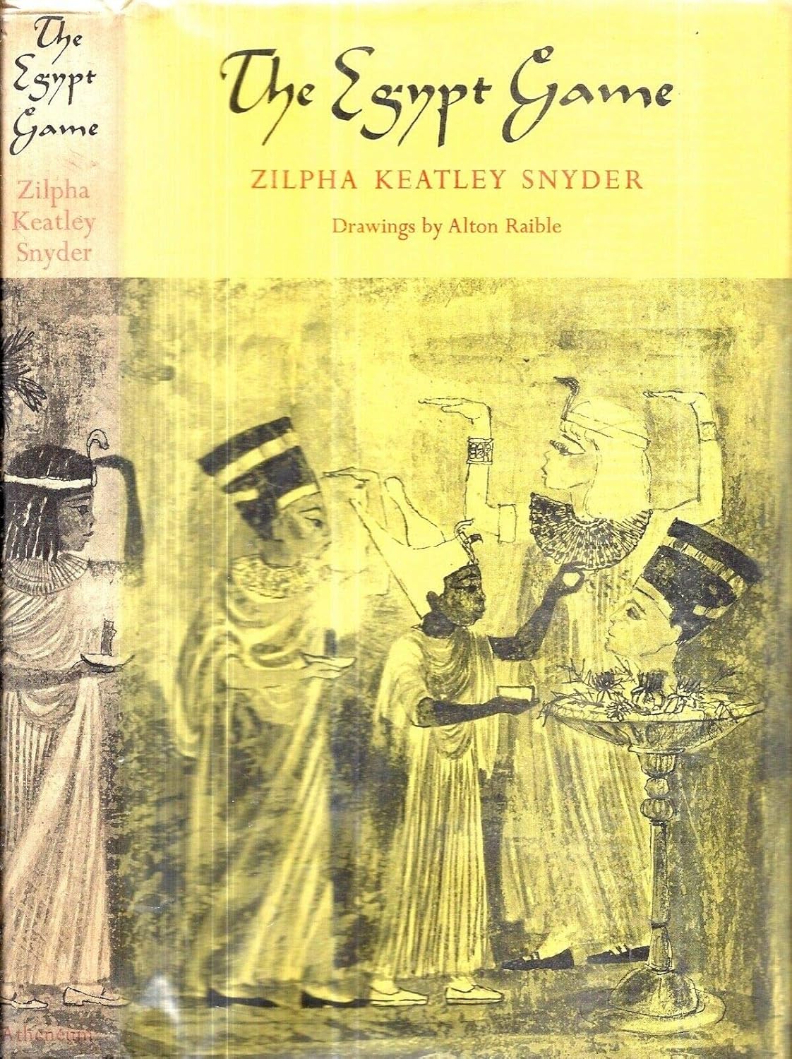 1967 1ST EGYPT GAME ILLUSTRATED DUST JACKET ZILPHA K. SNYDER NEWBERRY