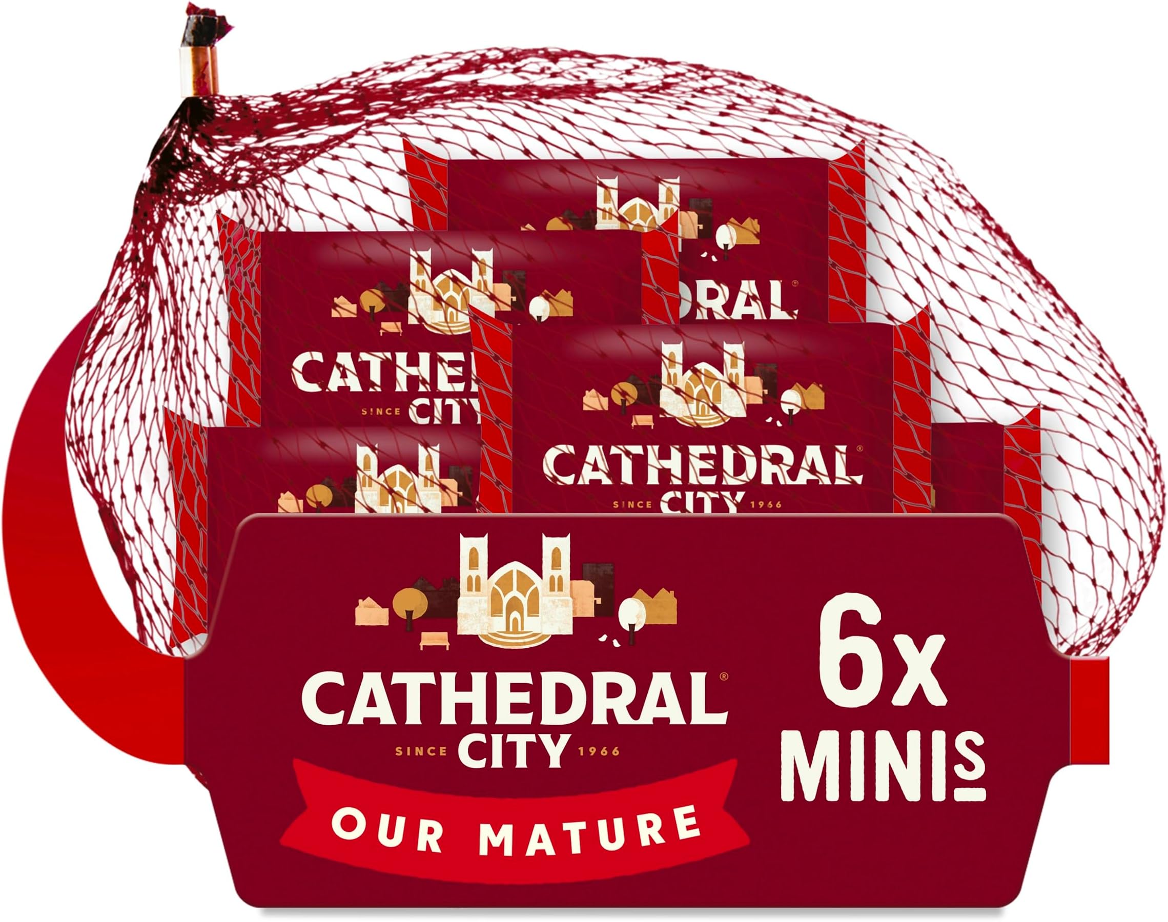 Cathedral City Mini Mature Snack Cheeses 6 x 20 g