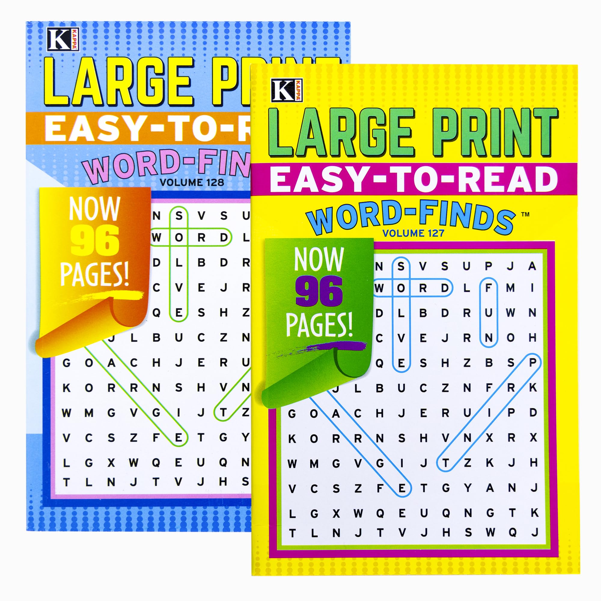 Kappa Easy to Read Word Finds - 8