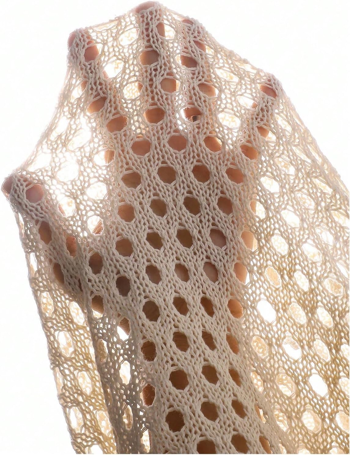 Girl's Star Graphic Mesh Sweaters Cover Ups Boat Neck Flare Sleeve Pullover Knit Tops - Image 5