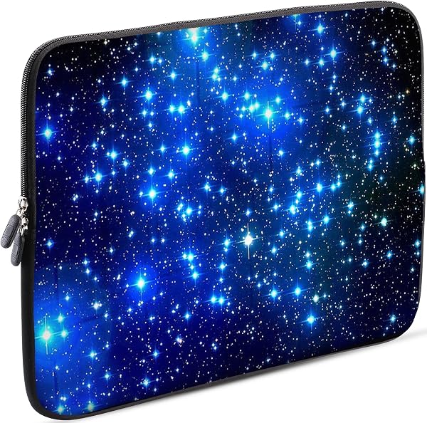SIDORENKO 15-15.6 Pollici Custodia Notebook - Borsa per Laptop in Neoprene -Borsa per Laptop in Neoprene, Custodia per Computer PC Sleeve Cover - 42 Disegni da Scegliere, Blu - 1