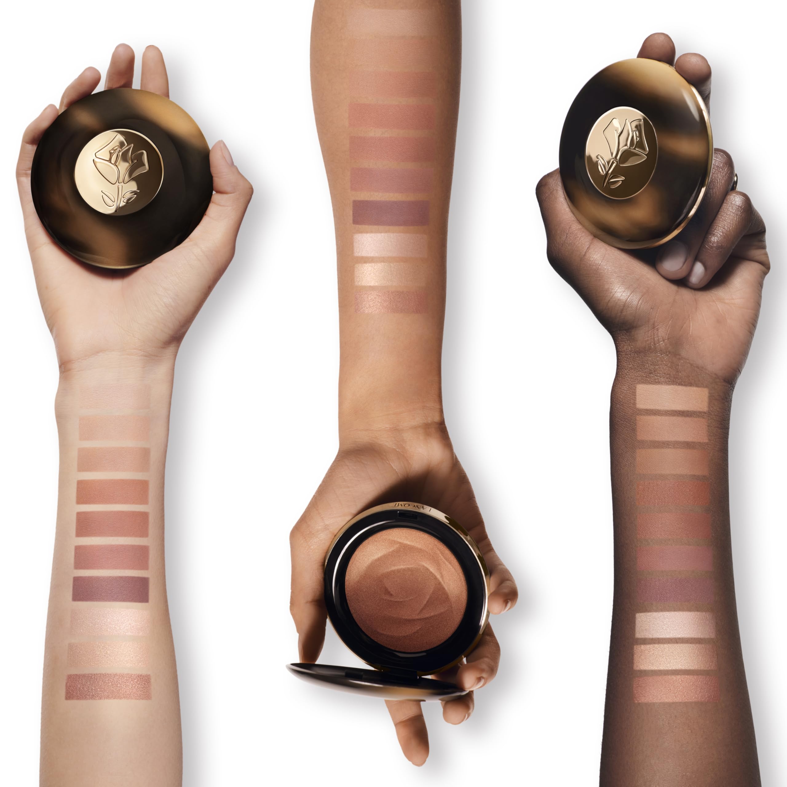 Lancôme - C.E. Skin Transforming Bronzer Teint Idôle Ultra Wear 02 - Polvere di Sole Effetto Radiosità 24h, Intensità Modulabile - Vitamine C ed E, Olio di Moringa - 10g