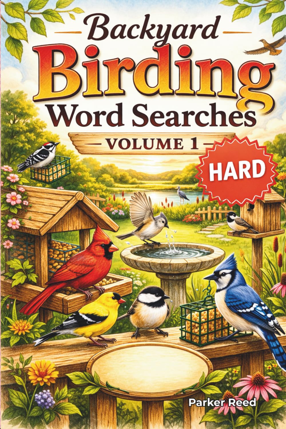 Backyard Birding Word Searches: Challenging Puzzles for Bird Lovers - Volume 1