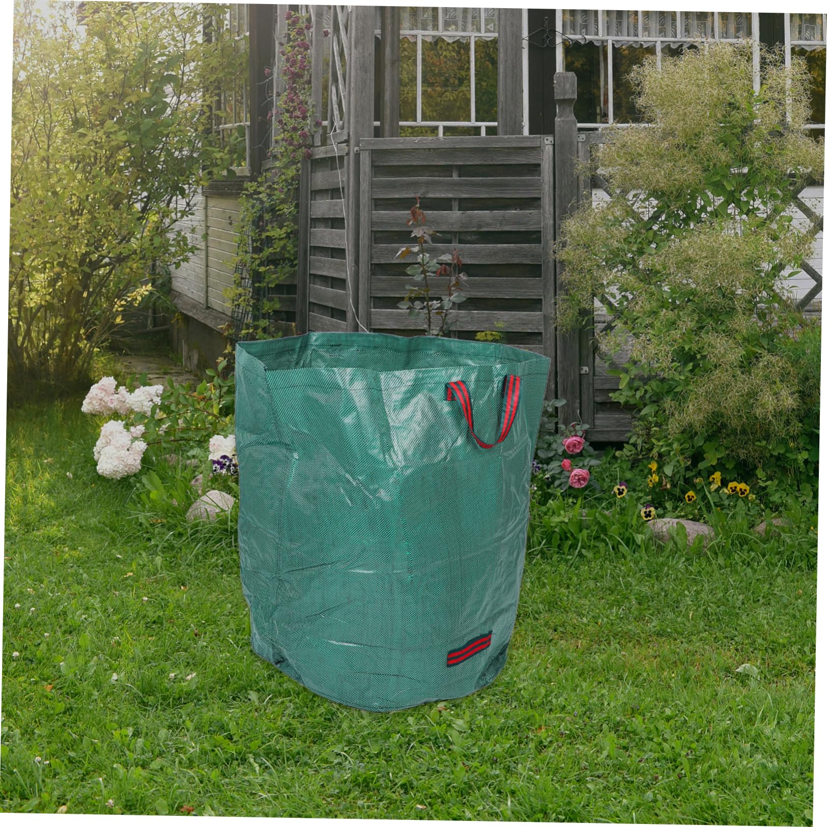 Bolsa para Residuos de Jardinería Reutilizable, Plegable, Verde, Gran