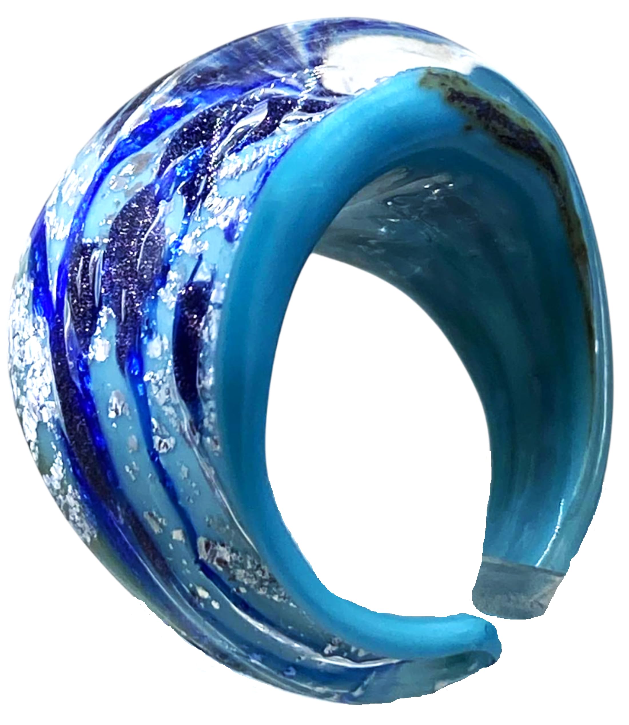 Bague Antica Murrina - Anneau Femme Style Murano Neuf Sans Boîte