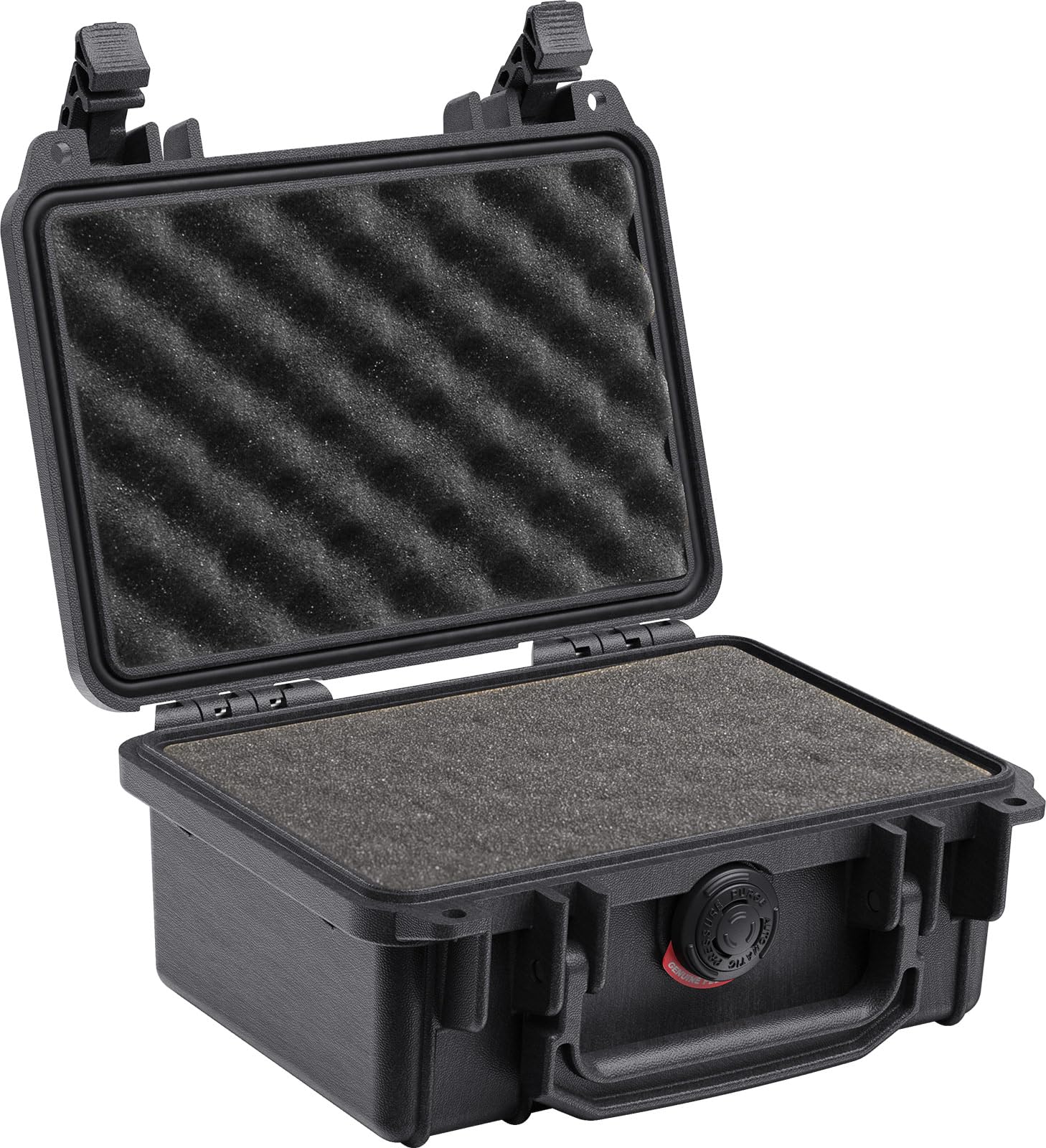 PELI 1120 Valigia Rigida a Tenuta Stagna per Telecamera, IP67 Impermeabile e a Prova di Polvere, Capacità di 2L, Prodotto in USA, Con Inserto in Schiuma Personalizzabile, Colore Nero
