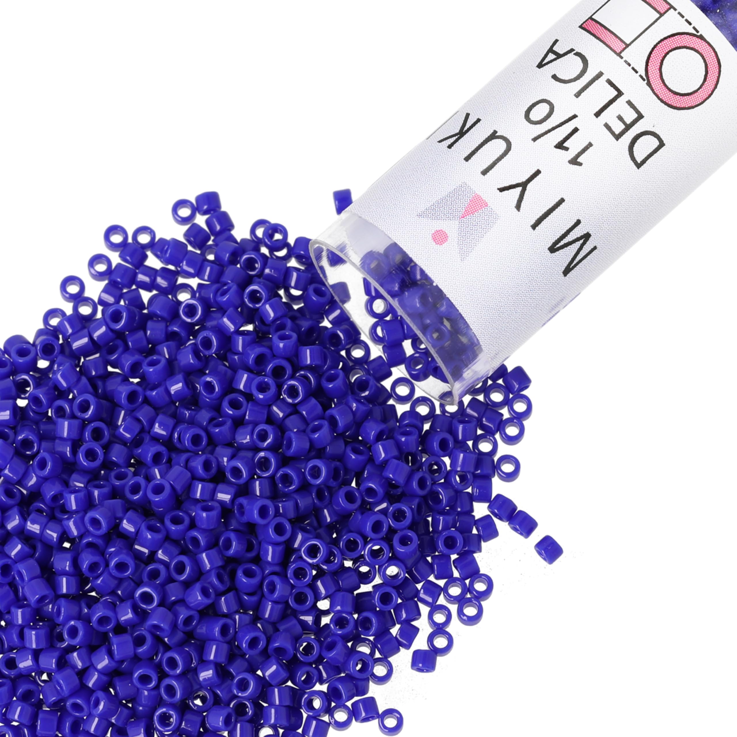 Miyuki Delica Seed Beads 11/0 Opaque Dk Blue DB726 7.2 Grams