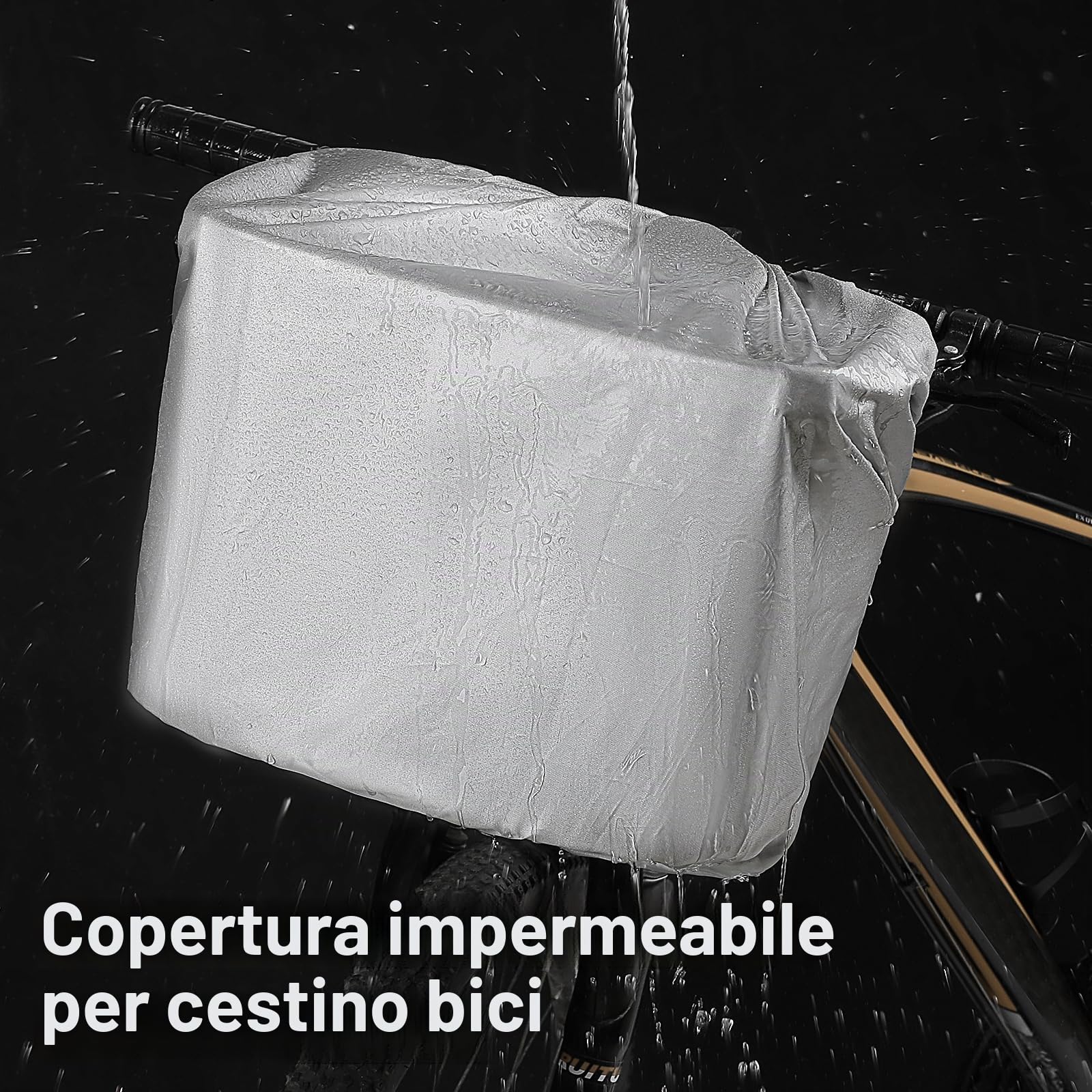 COFIT Cestino per Bici Staccabile, Cestino Multiuso per Biciclette per Animali Domestici, Shopping, Pendolari, Campeggio e Outdoor