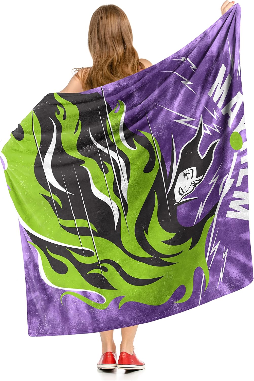 Northwest Villains Silk Touch Throw Blanket, 50" x 60", Maleficent Mayhem