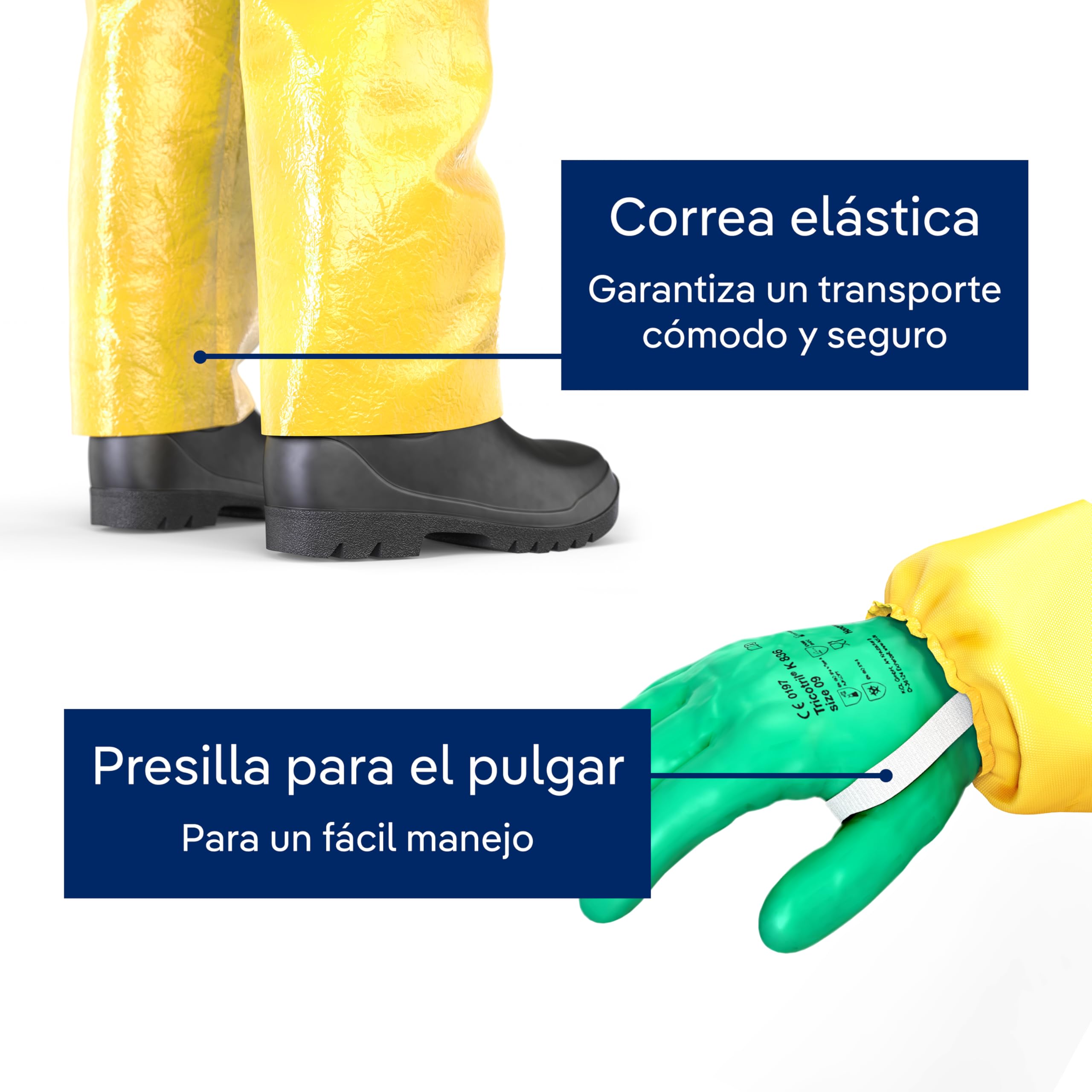 Dräger SPC 4400 CPM Mono Amarillo de Seguridad y protección Laboral | Uso con respiradores y mascarillas | Industria de residuos desechos y Agua