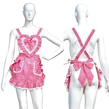 Katie ドットフリルピンクエプロン 81XBCN1fABL._UF350,350_QL80_.jpg