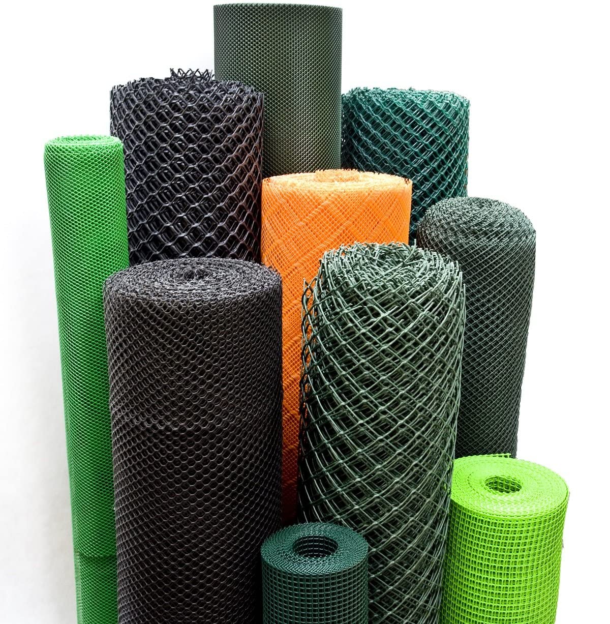 HaGa® Kunststoffpfahl 10 Stück inkl. Abdeckkappe - Zaunpfahl 3,8cm Stärke x 125cm Höhe - Pfahl glasfaserverstärktes und recyceltes PET