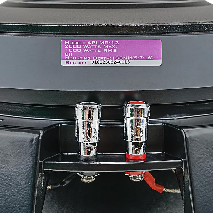 Audiopipe APLMR-12 Altavoz Profesional de 12" 2000W miniatura 7