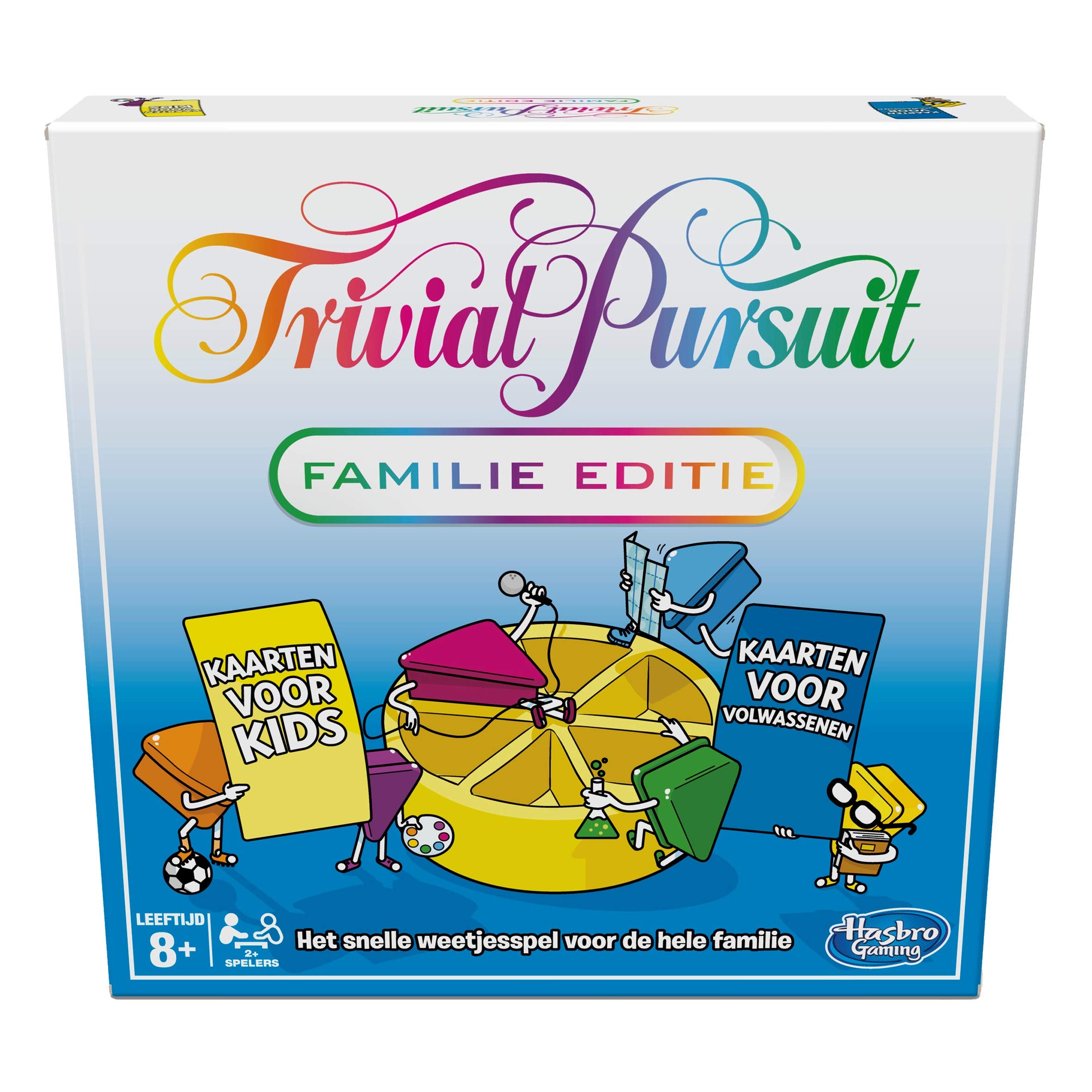 Trivial Pursuit edición Familiar, Juego de Mesa Noche de Juegos en Familia, Juego de cuestionario, a Partir de 8 años (versión Holandesa)