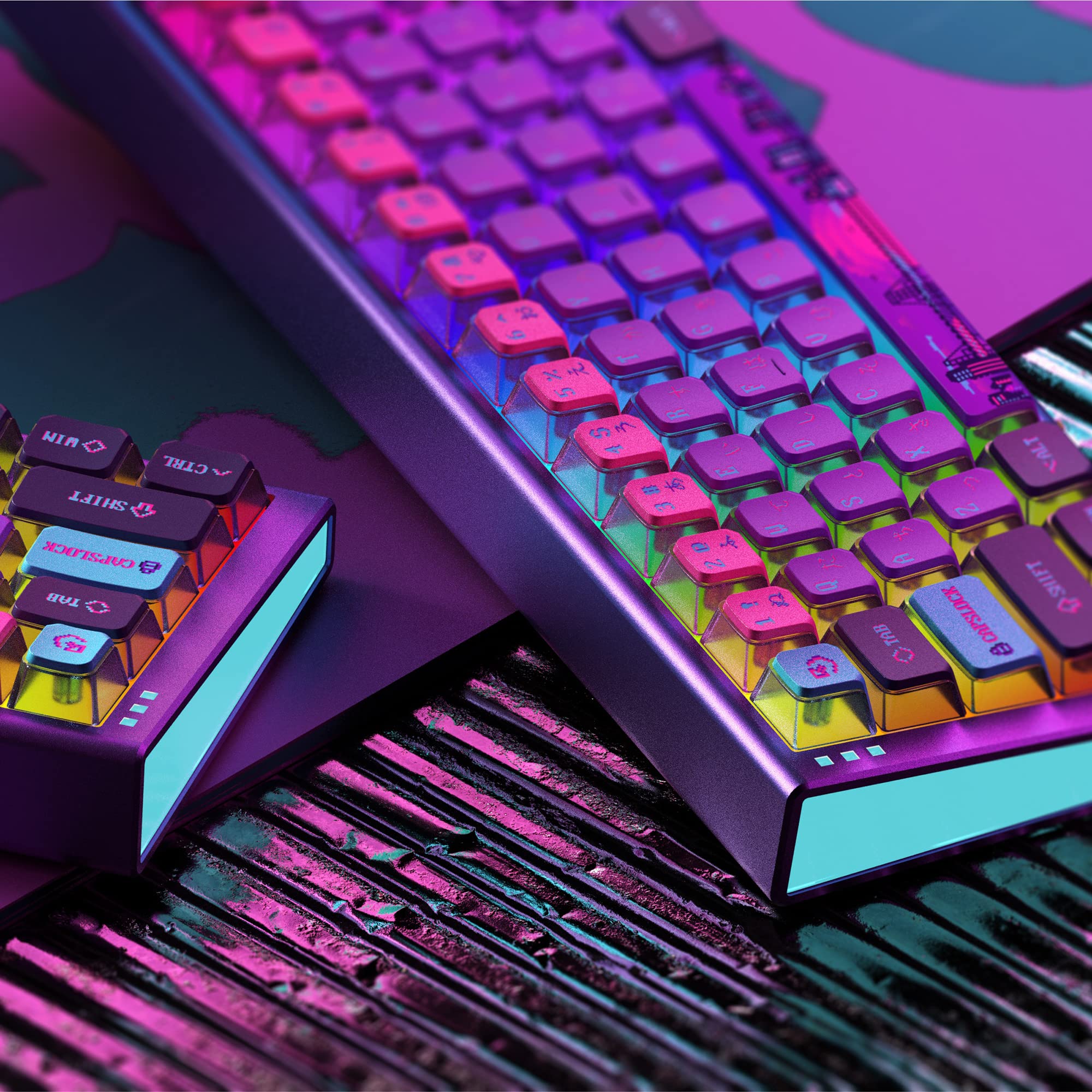 Amazon.com: KeyTok OEM Profile Pixel Universe Doubleshot Dye Sub