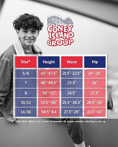 Miniatura 7 de Coney Island Pantalones deportivos para niños, paquete de 4 pantalones deportivos con bolsillo, pantalones deportivos suaves para niños