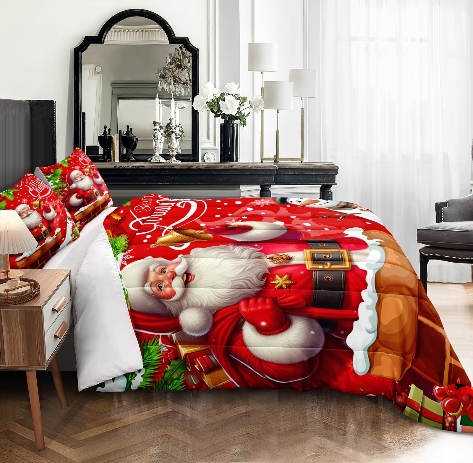 Parure de lit de Noël à motifs adorables pour les fêtes - Ma Parure