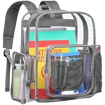 Smarty clear backpack Clearance