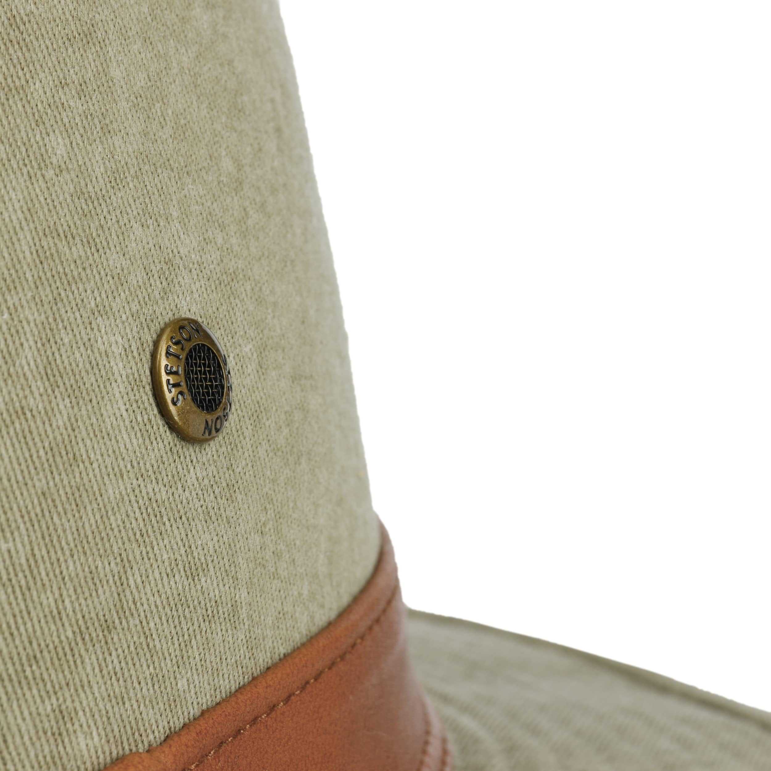 Stetson Traveller Sombrero de Tela Proteccion UV 40 Cinta de Piel Hombre Todo el ano