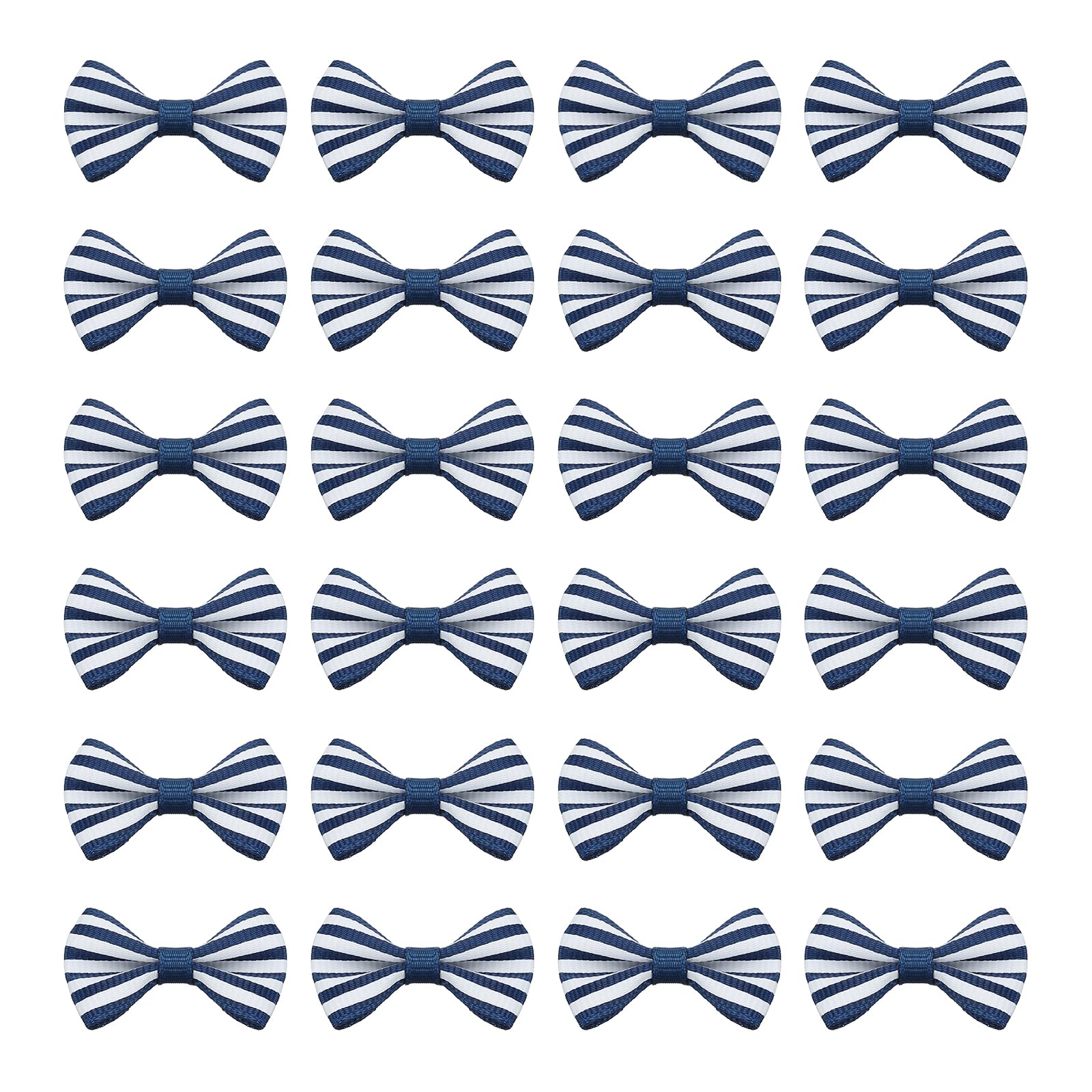 Mini lazos para manualidades de raso azul marino pequeños lazos para coser DIY 100 piezas