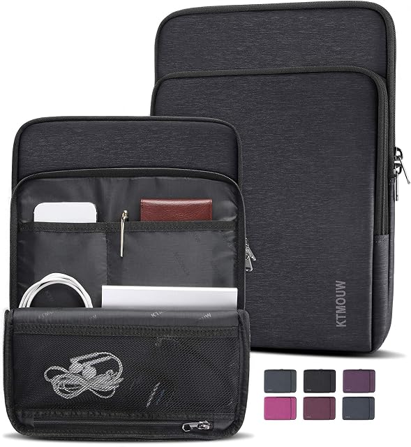KTMOUW Laptop Sleeve 14 inch Laptop Case Water Resistant Laptop Cover Bag Compatible 13.3 inch Shock Resistant Notebook Protective Case Black