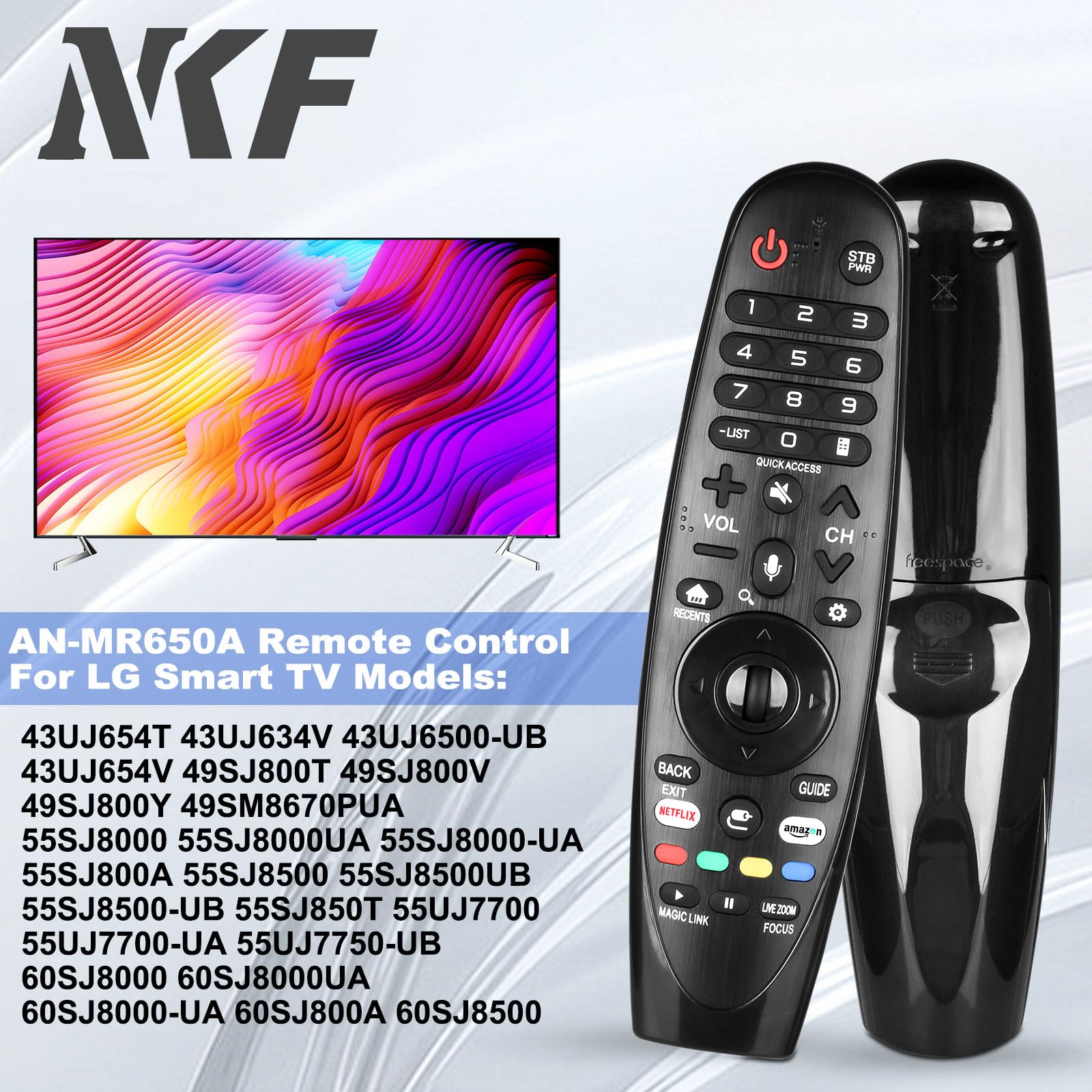 Amazon | AN-MR650A 交換用リモコン LG TV 43UJ654T 55SJ8500 60SJ8500