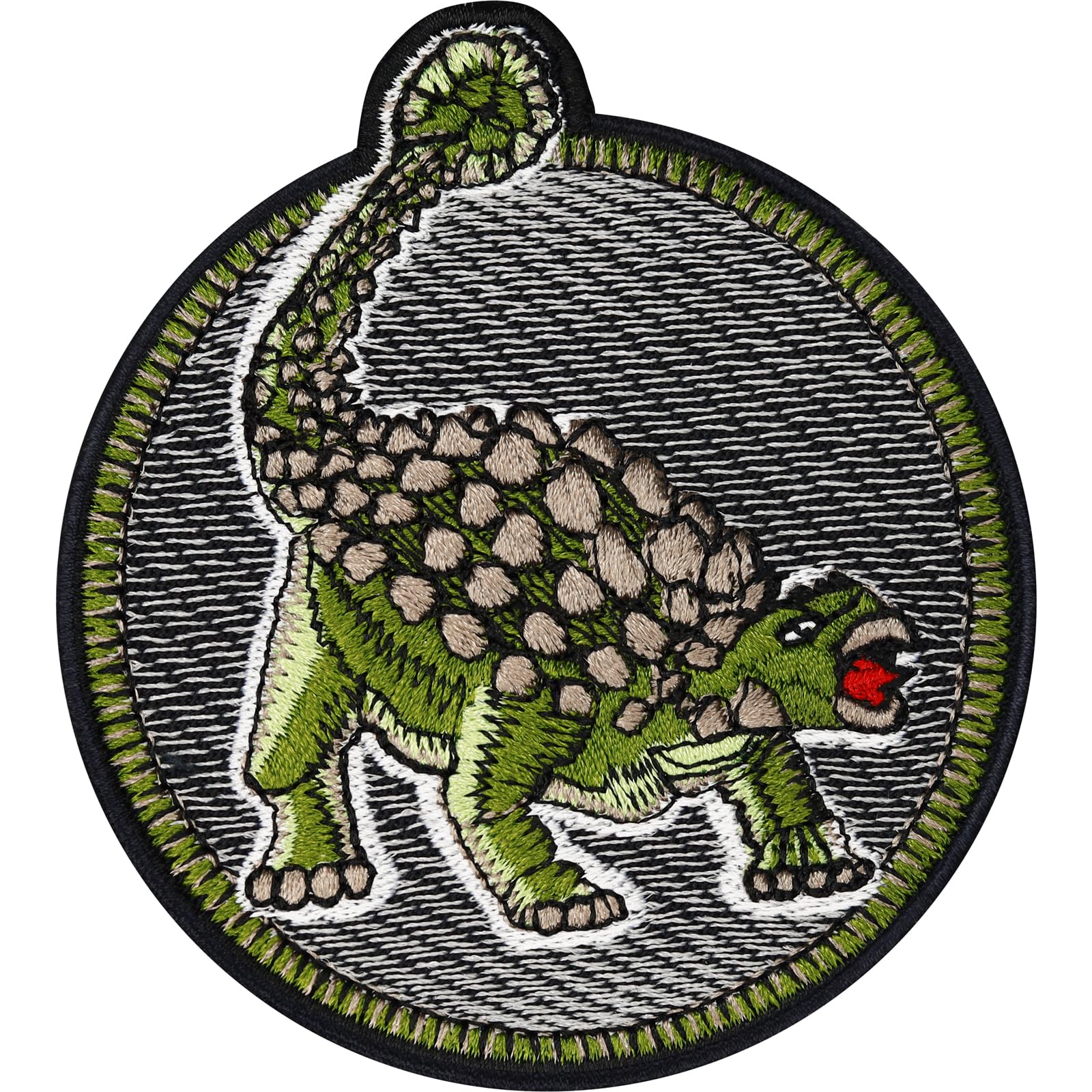 Dinosaur Patch Ankylosaurus Kids Patches Kids Iron on Patch for Dinosaur Birthday Party Dinosaur Costume Patch| Fabric Applique 85x75 mm