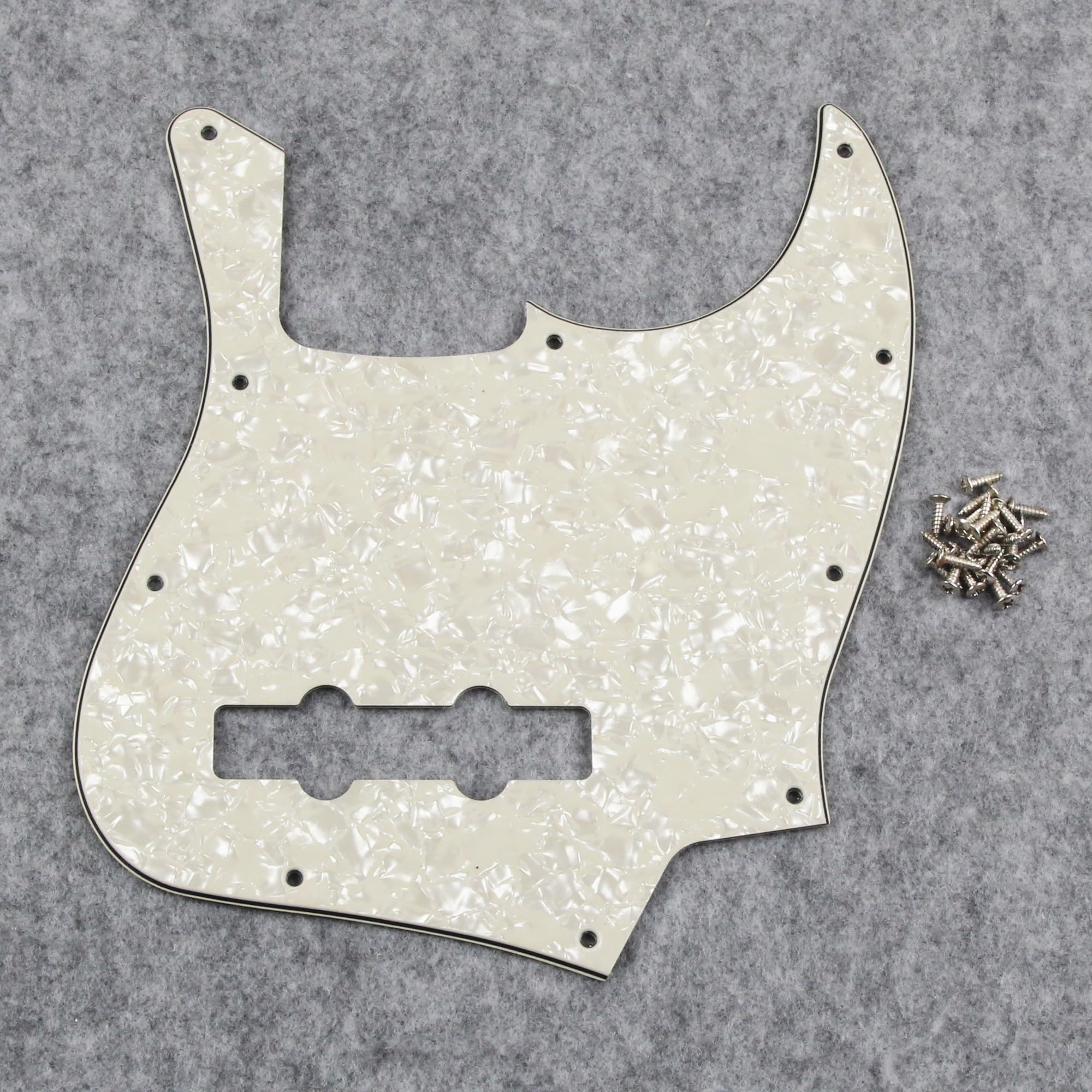 Amazon.co.jp: FLEOR 4プライ10ホールJBジャズベースギター用ネジ付き