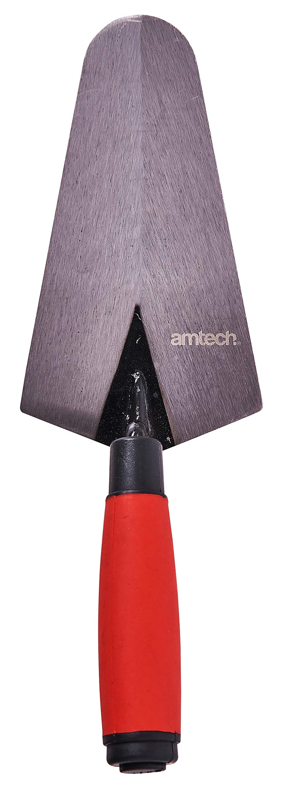 Am-Tech Truelle de jaugeage avec manche à prise souple Rouge 17,8 cm
