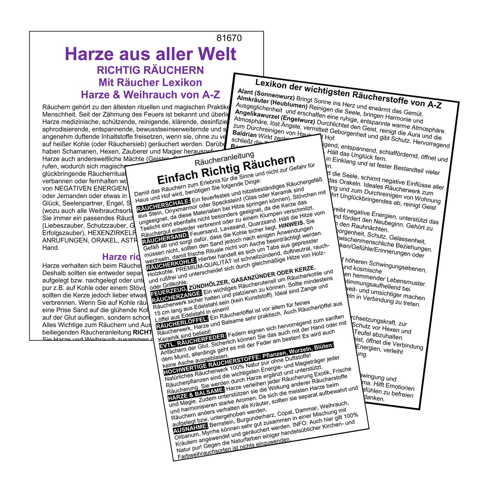 Weihrauch Reine Harze Räucherset 500ml (10x 50ml) – Top 5 mit Olibanum Eritrea, Äthiopien, Oman, Sacra Aden, Boswellia Serrata & Räucheranleitung. 81670-2