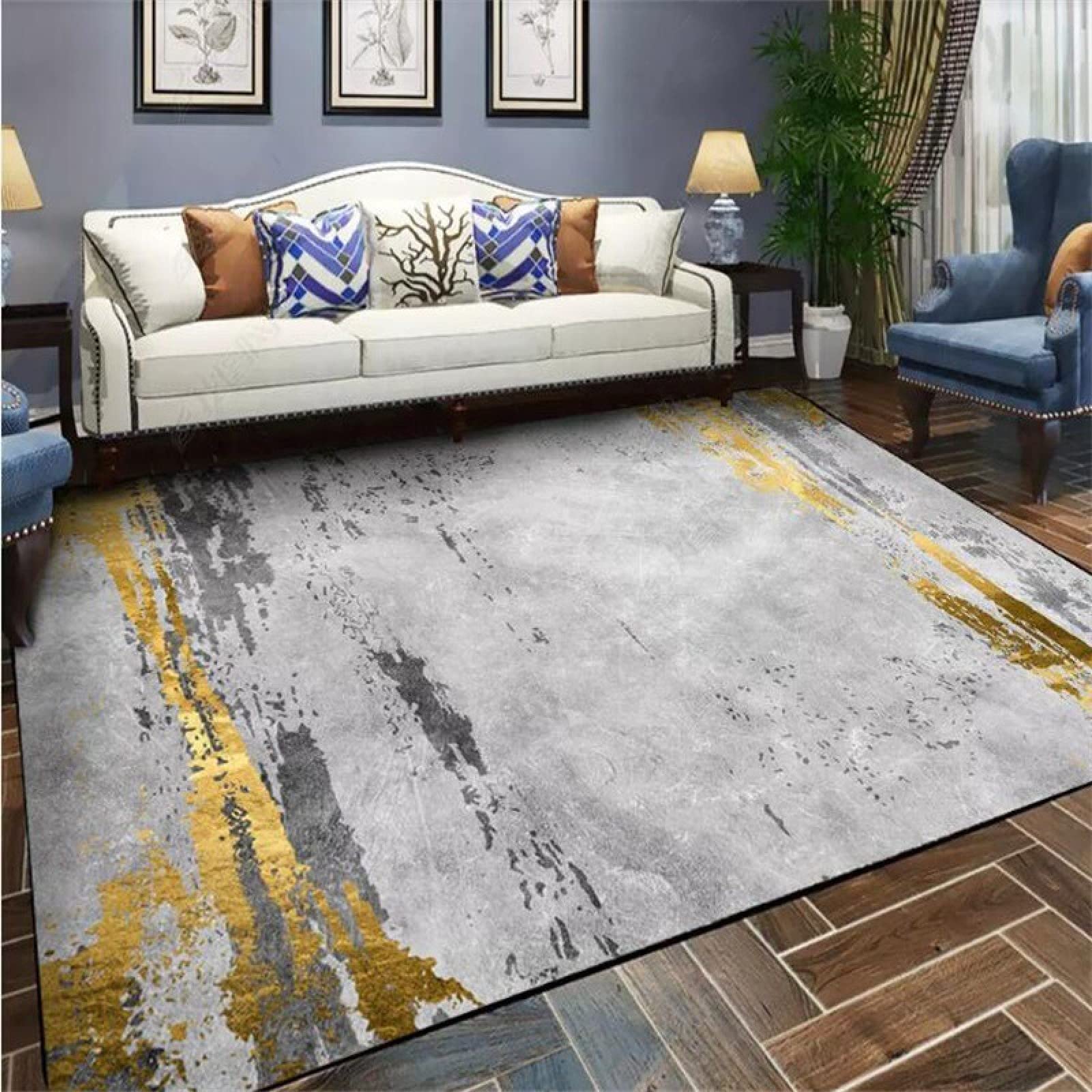 Tapis de cuisine nordique pour entrée intérieure et espace de cuisson