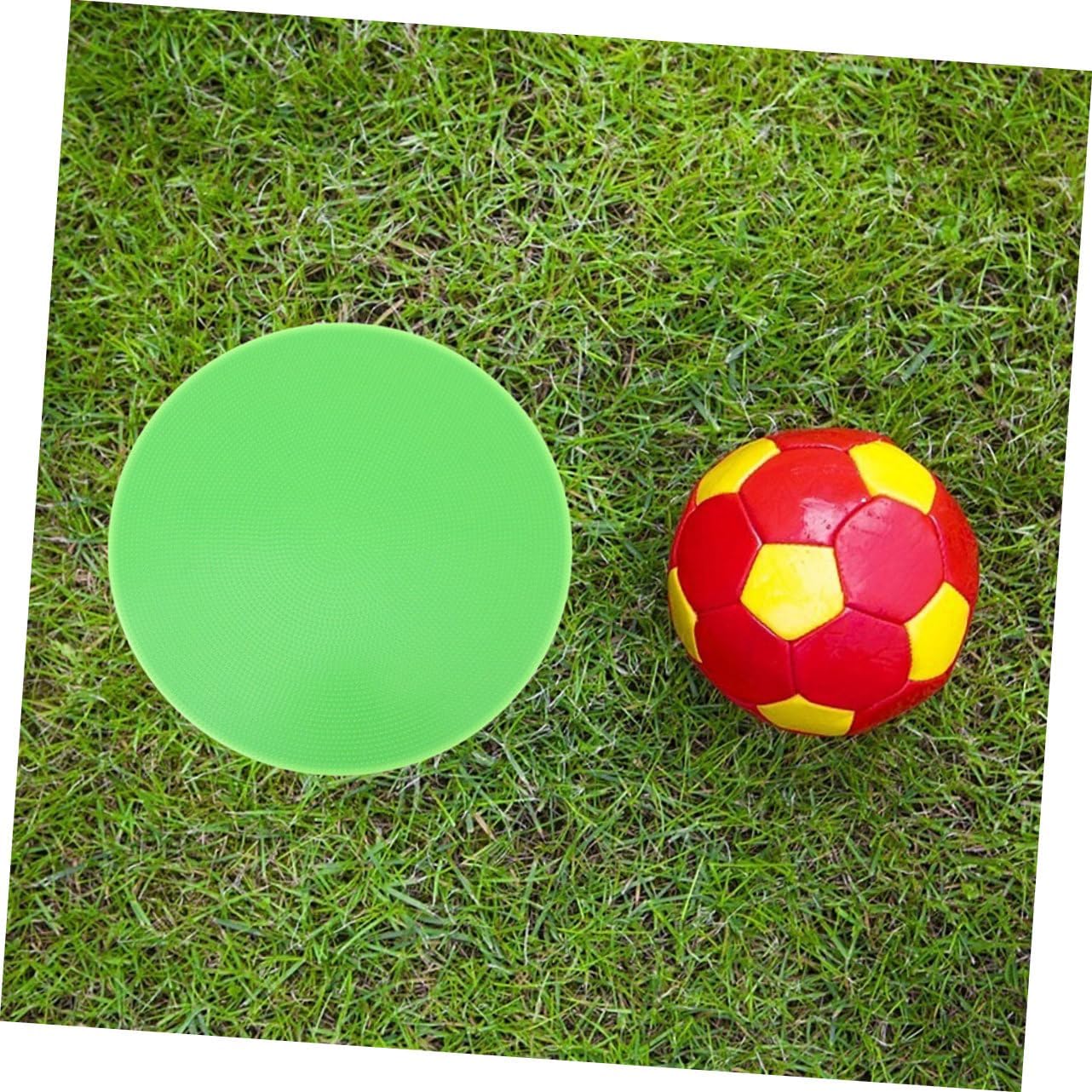 KICHOUSE 4pcs Landmark Line Sign Pad Spot Floor Markers for Classroom Sport Markers Soccer Training Sign Discs