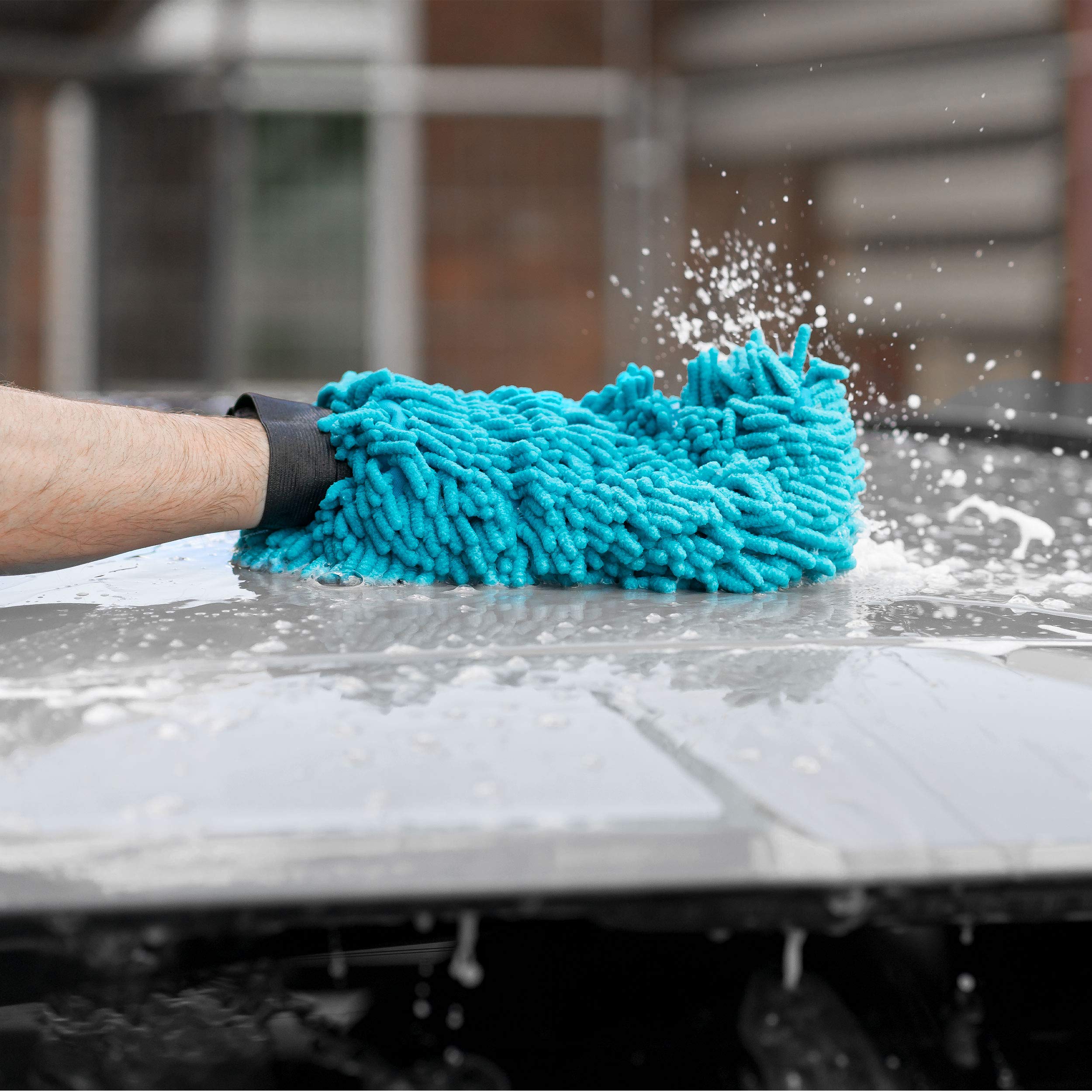detailmate GYEON Q²M Bathe+ shampoo per auto + guanto + panno in microfibra 1000 GSM