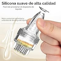 Vista 2 de Aplicador de Minoxidil, Aplicación Rápida y Eficiente Sin Desorden, Aplicador de Suero Capilar, Herramienta Aplicadora de Minoxidil Pequeña, Botella