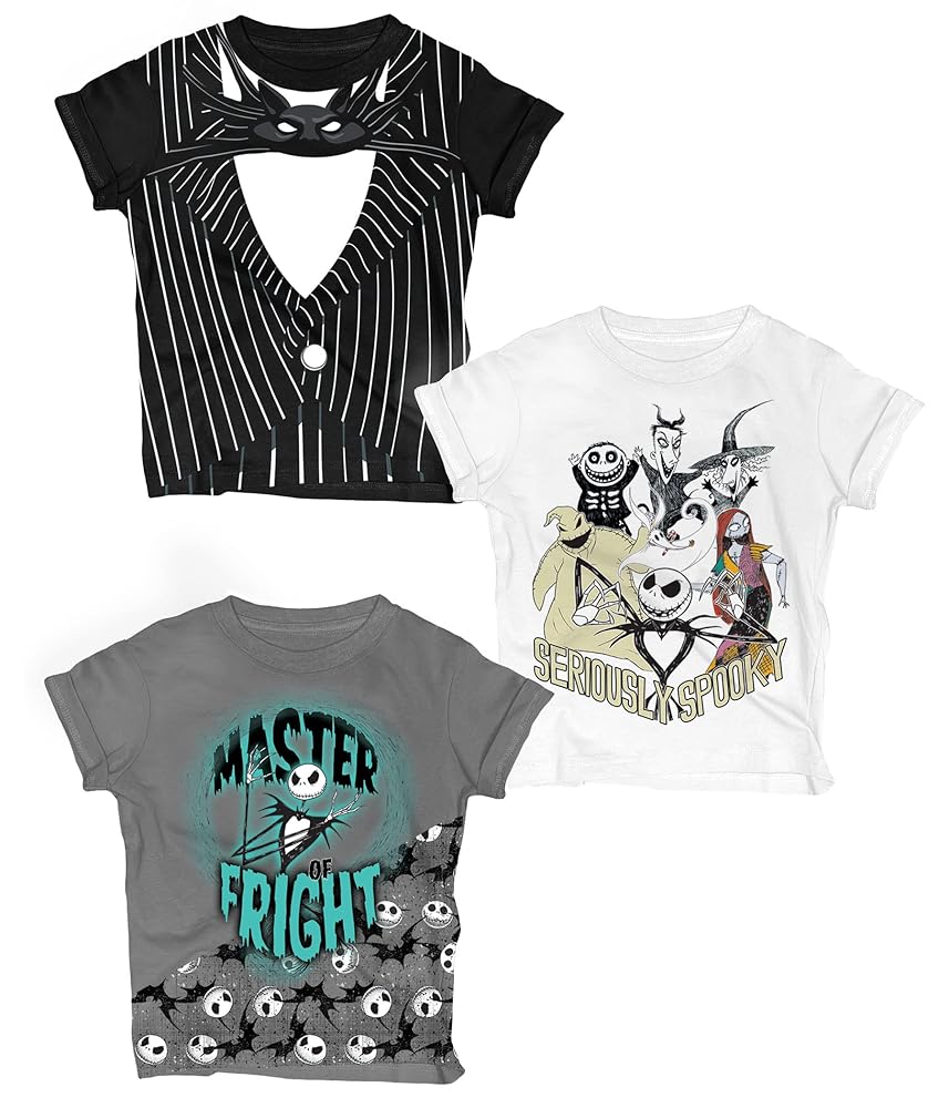 Amazon.com: Nightmare Before Christmas Graphic T-Shirt (Sets