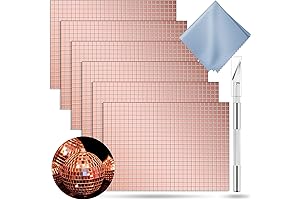 3600 Pieces Self-Adhesive Bronze Mirror Tiles