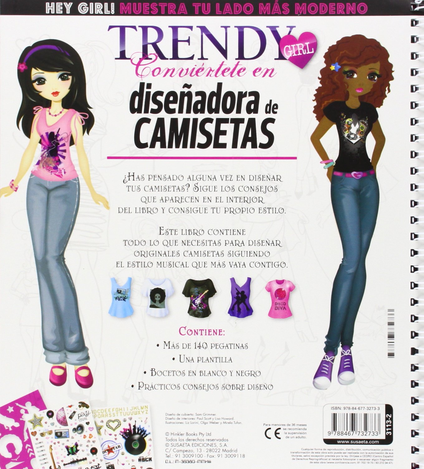Diseñadora de camisetas (Trendy girl)