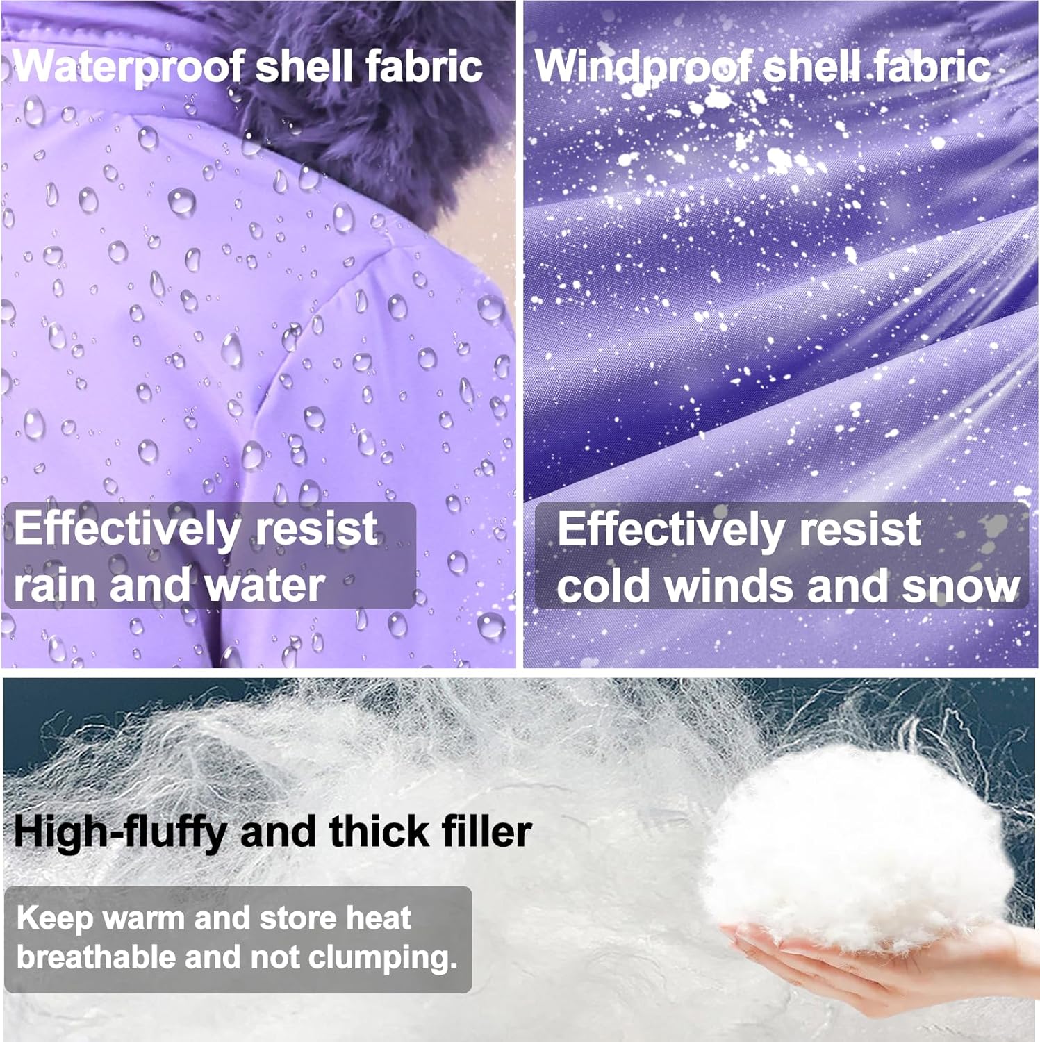 5-12 Years Girls Winter Coat Long Puffer Jacket Outwear Warm Quilted Coats Parka Kids Removable Hood Fleece Inner - Image 6