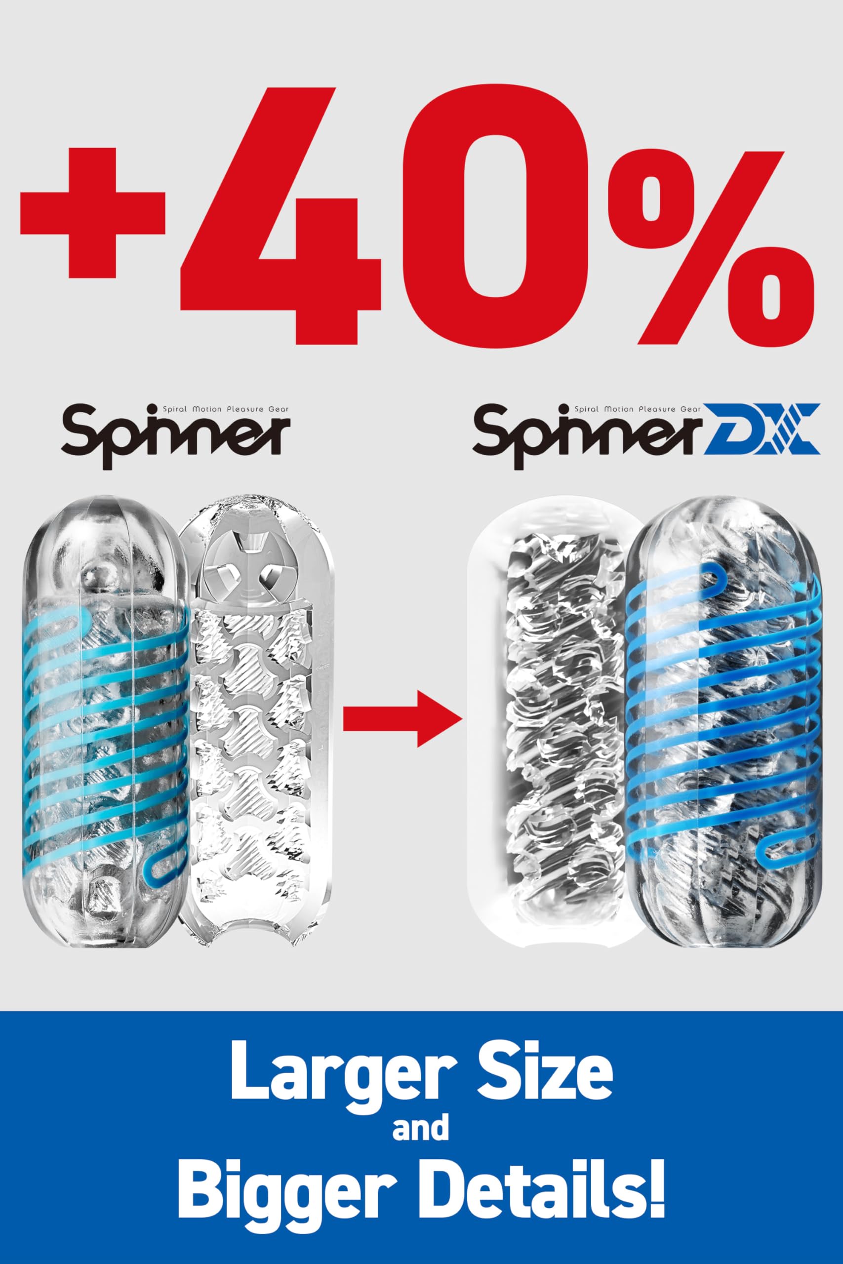 TENGA SPINNER DX 03 Steps - Sex toy riutilizzabile per uomo con sensazioni estreme e materiale elastico, incluso un campione di lozione – masturbatore per uomo discreto e portatile