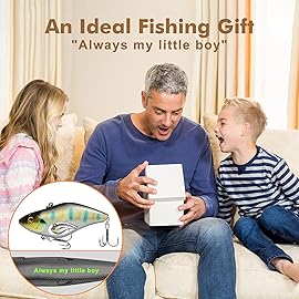 TRUSCEND Fishing Lures Lipless Crankbaits, Crank Baits for Bass Fishing All Water Layers, Swimbait for Bass Walleye Pike, Bass Baits Lures Kit for Freshwater or Saltwater, Fishing Plugs Gifts for Men