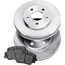 BRAKELABS POWERSPORT For 1967-1972 Cadillac Calais, DeVille, Fleetwood, Commercial Chassis Front Rear O.E Replacement Brake Rotors Kit + Ceramic Brake Pads