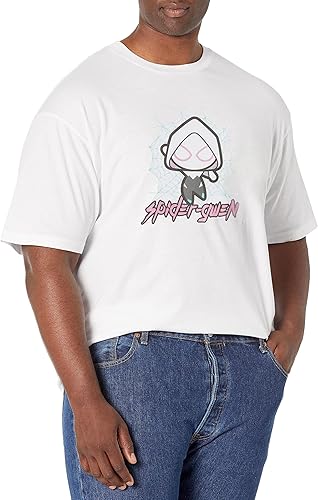 Marvel Big & Tall Classic Kawaii Gwen - Camiseta de manga corta para hombre
