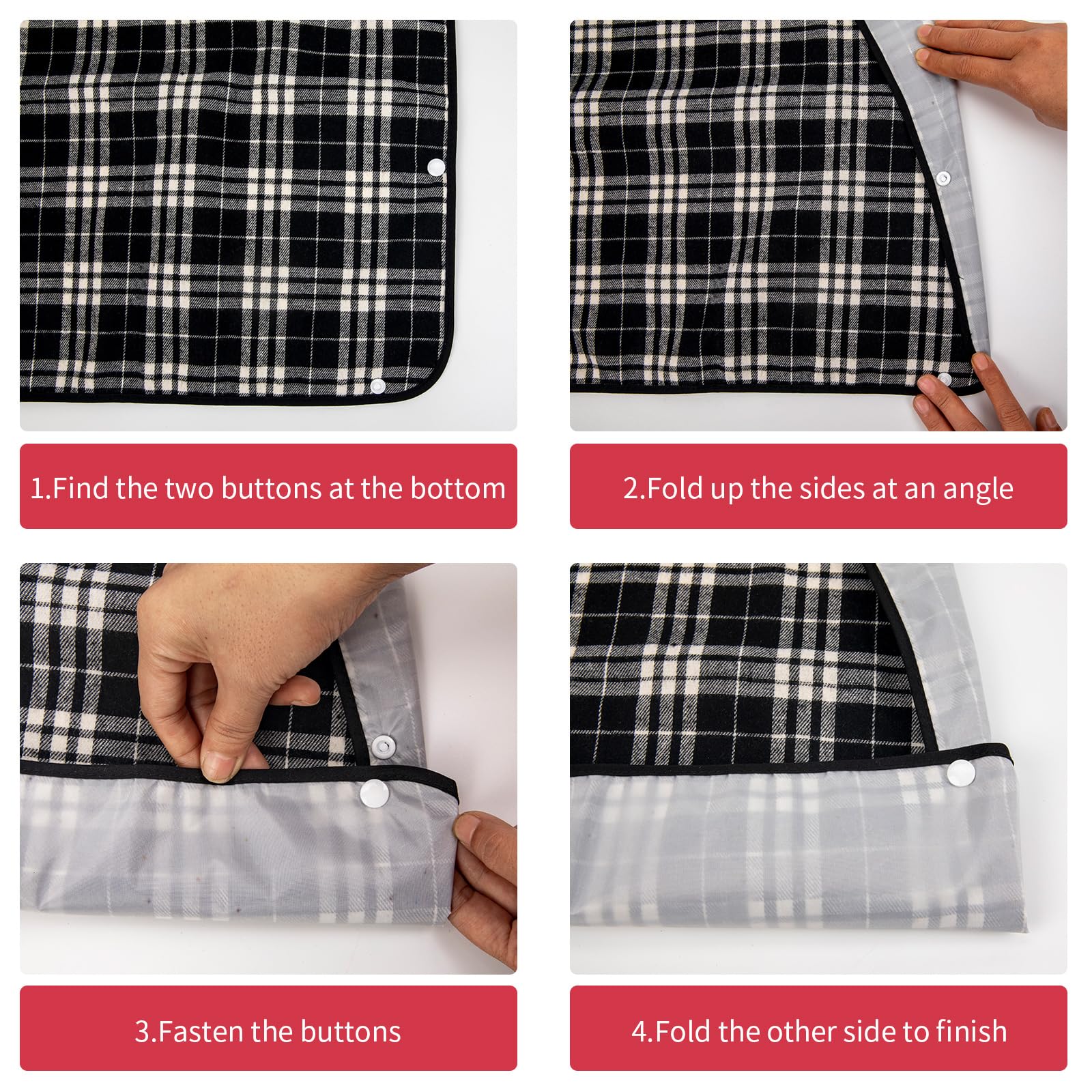 Sewokon adult bibs for elderly washable,bibs for adults,adult bibs for men,adult bibs for women,adult bib - Image 3