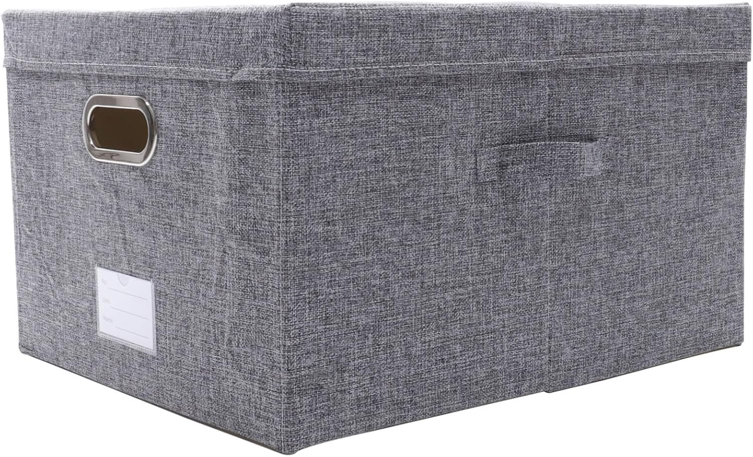 Alipis Fabric Storage Box Lid Household Organizer for Decluttering and Stylish Home Storage and Space-saving for Sundries