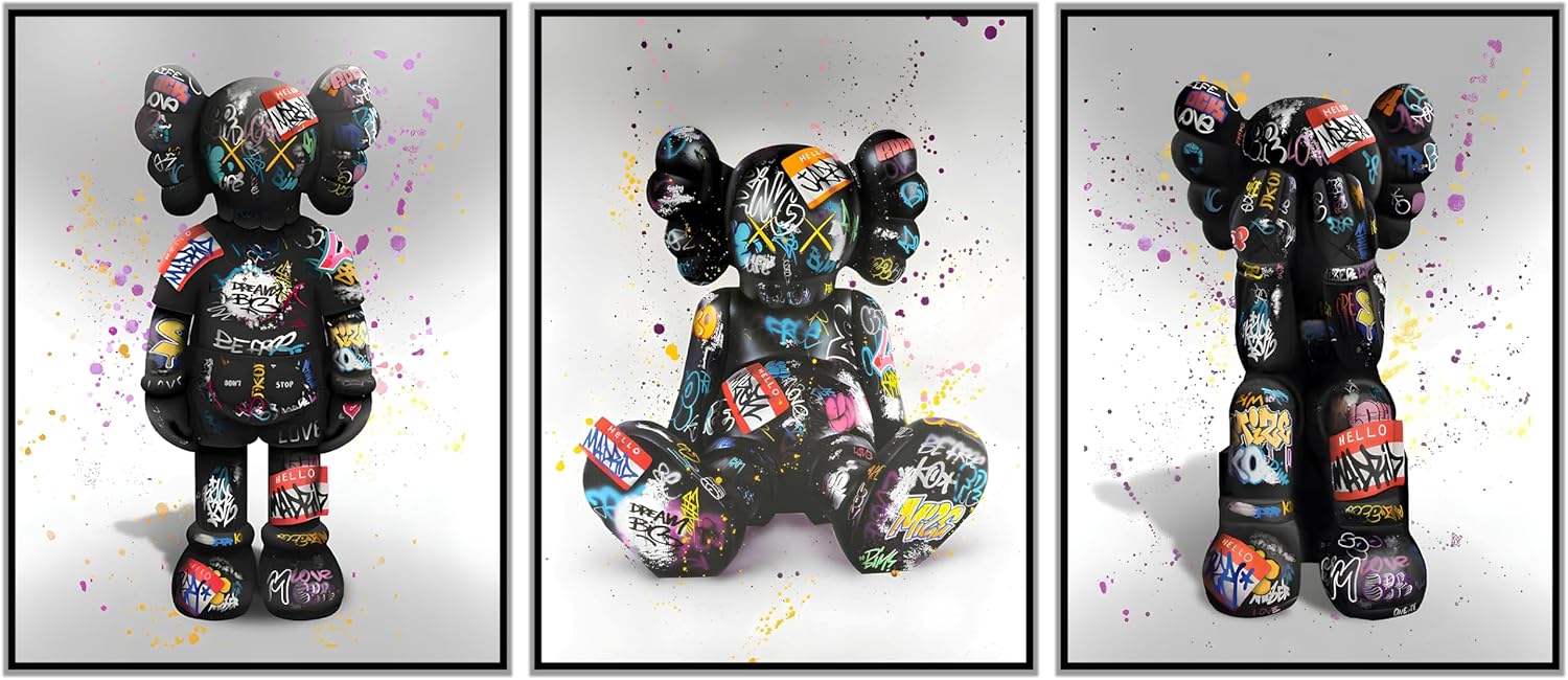 Hypebeast Kaws Poster - 3 Pieces, 12x16 Unframed Uganda | Ubuy