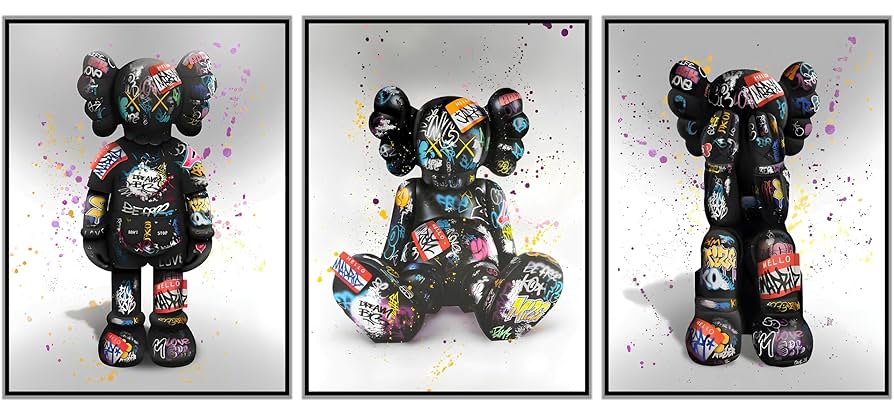 MEDICOM TOY - Kaws Tokyo First Poster ポスター 3点セット MEDICOM TOY - Kaws Tokyo First Poster ポスター 3点セット